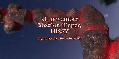 Absalon Rieper + HISSY \/\/GL\u00d8D