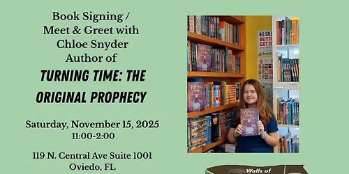 Book Signing Meet & Greet with Chloe Snyder