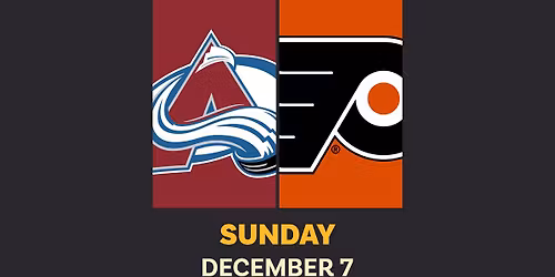 \ud83c\udfd2 Puck Drop at High Side | Avalanche vs. Flyers