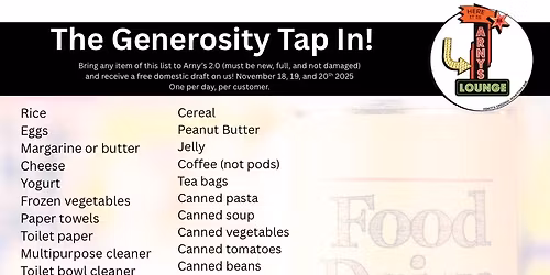 The generosity tap in 