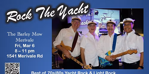 Rock The Yacht at the Barley Mow, Merivale
