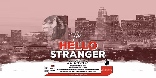 SALSA and BACHATA dancing in DTLA - The Hello Stranger Social