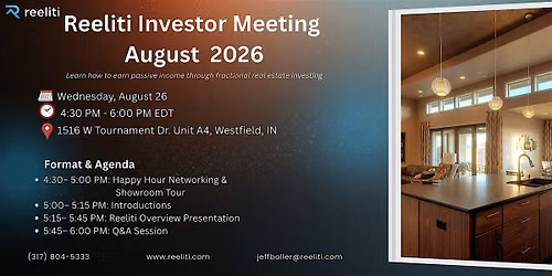 Reeliti Investors  Meeting August 2026