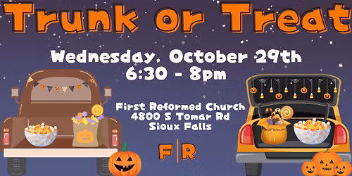 Trunk or Treat @ First Reformed Church, Sioux Falls