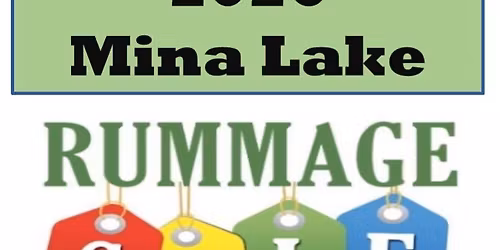 Mina Lake Rummage Sale