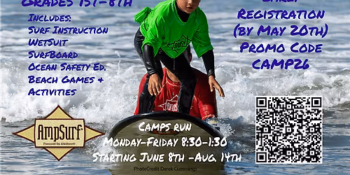 Kids* Summer Surf Camp, Weekly M-F June 8th - Aug. 14th (Pismo Beach,CA)