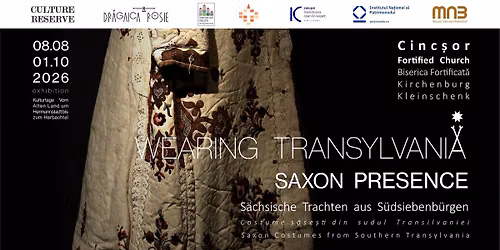 Vernisaj WEARING TRANSYLVANIA: SAXON PRESENCE la biserica fortificat\u0103 Cinc\u0219or