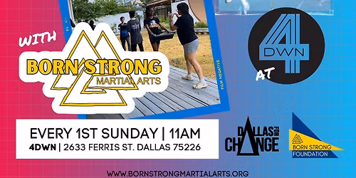 Learn + Train Self Defense: 1st Sundays at 4DWN | FREE, Family Friendly Events