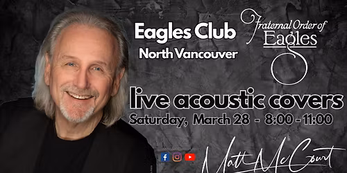 Matt McCourt @ The Eagles Club