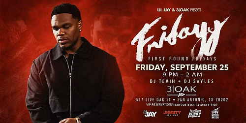 First Round Fridays Presents Grammy-Nominated Fridayy