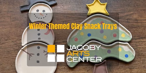 Winter Themed Snack Trays Clay Workshop