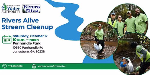 2026 Clayton County Water Authority Rivers Alive Stream Cleanup