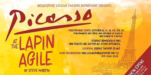 BC Theatre: Picasso At The Lapin Agile