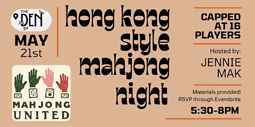 Learn Mahjong at The Den!