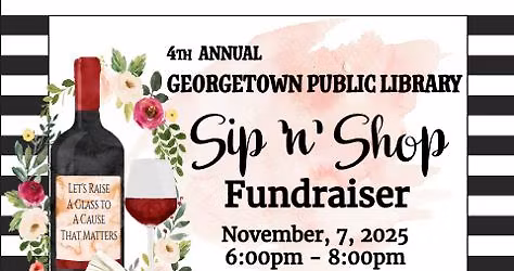 4th Annual Sip & Shop Fundraiser