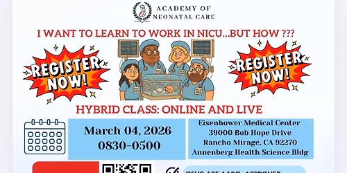 I want to learn how to work in the NICU ..but How?