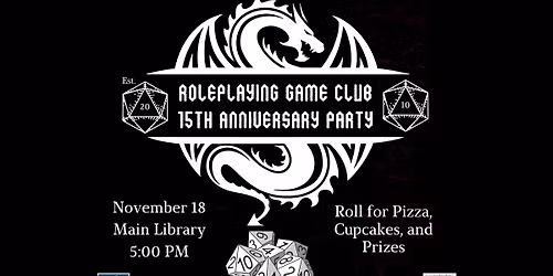 Roleplaying Games Club 15th Anniversary Party @Main