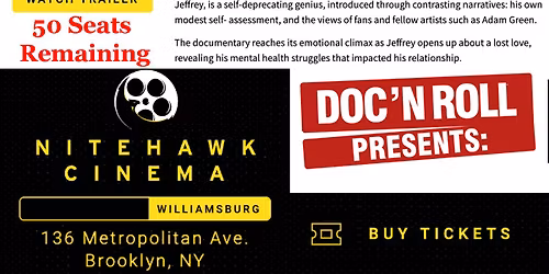 Film Screening Brooklyn, "Roll Bus Roll: A Jeffrey Lewis Documentary"