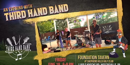 Third Hand Band  "Friday Pavilion Party" @ Foundation Tavern