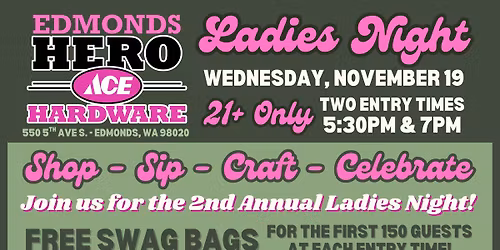 Edmonds ACE Ladies Night!