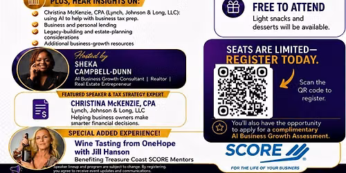 AI Advantage for Business Owners: Free Business Growth Workshop+ Wine Taste