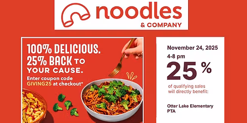 Noodles & Company PTA Fundraiser