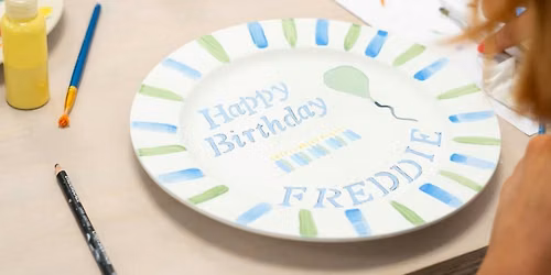Adult evening pottery painting or decopatch 