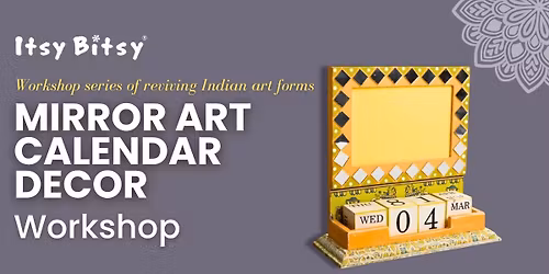 Mirror art and calender decor