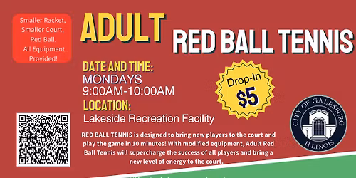 Adult Red Ball Tennis