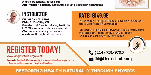Special TKM\u00ae Natural EMT Class