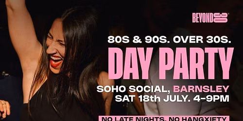  Rooftop 80s &amp; 90s Over 30s Daytime Clubbing - BARNSLEY\ud83d\udd7a\ud83c\udffd