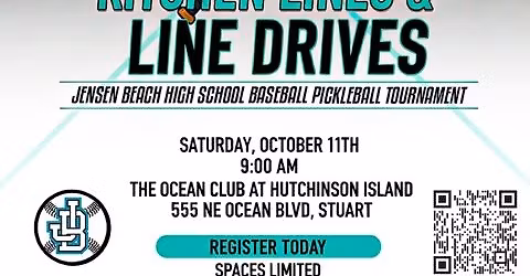 Kitchen Lines and Line Drives JBHS Pickleball Tournament 