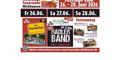 150 Jahre Feuerwehr Mickhausen \ud83d\udd25\u2764\ufe0f\u200d\ud83d\udd25