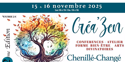 Salon Cr\u00e9a'Zen de Chenill\u00e9-Chang\u00e9