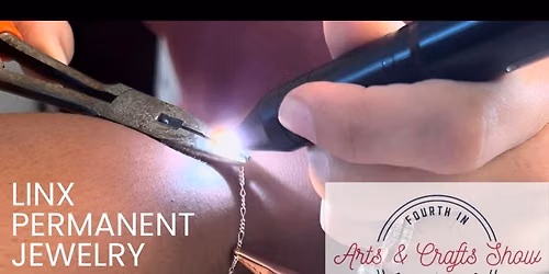 Linx Permanent Jewelry @ Fourth in Fredericksburg Arts & Crafts Show