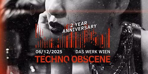 TECHNO OBSCENE #24 |  2 YEAR ANNIVERSARY| Das Werk Wien