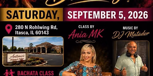 GRAND OPENING BACHATA AND SALSA SATURDAY'S