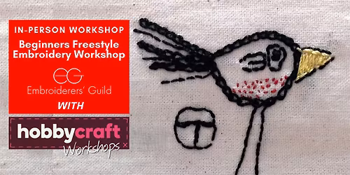 In Person Workshop: Beginners Freestyle Embroidery with Anthea Godfrey