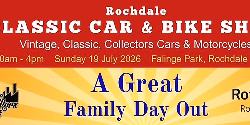 Rochdale Classic Car & Bike Show and Family Dog Show