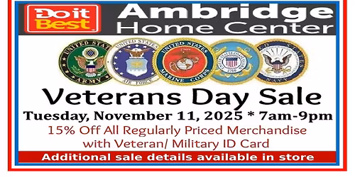 Veterans Day Sale (Veterans Only)