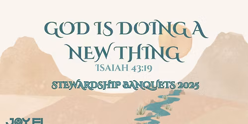 Stewardship Banquet- Joy El PM