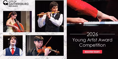 Young Artist Award Competition: Registration Deadline December 14!