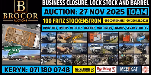 BUSINESS CLOSURE, LOCK STOCK AND BARREL