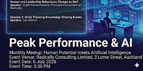 Peak Performance & AI - July Meetup