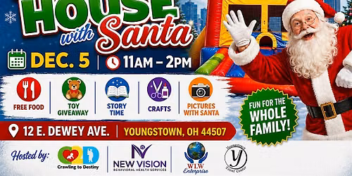 Bounce House with Santa