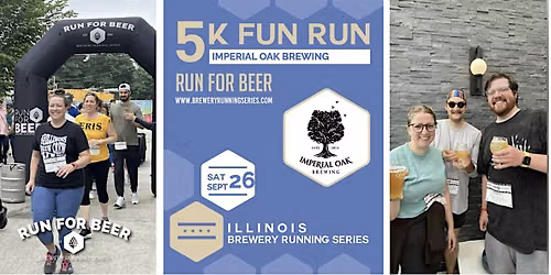 5k Fun Run x Imperial Oak Brewing | 2026 IL Brewery Running Series
