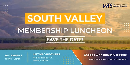 WTS-CenCal South Valley Membership Luncheon - September Edition 2026