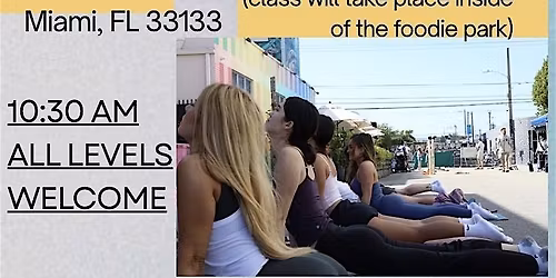 Community morning yoga coconut grove
