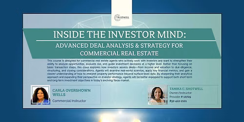 Inside The Investor Mind: Advanced Deal Analysis for Commercial Real Estate