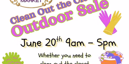 Clean out the closet sale